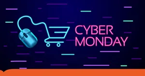 Cyber Monday Digital Shopping Cart Wallpaper