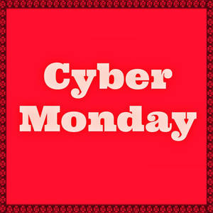 Cyber Monday Red Tag Signage Wallpaper