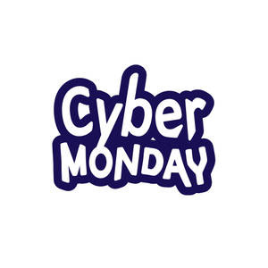 Cyber Monday Stylised Sale Sign Wallpaper