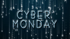 Cyber Monday Stylish Digital Signage Wallpaper