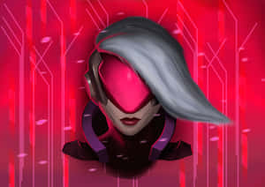 Cybernetic Vision Character Art Wallpaper
