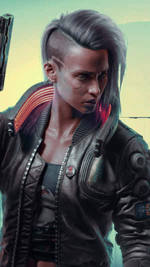 Cyberpunk Character Portrait Wallpaper