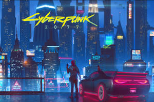 Cyberpunk For Android Night City Promo Wallpaper