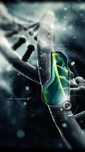 D N A Nanotechnology Concept Wallpaper