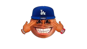 Dababy Cartoon With A Big Smile Wallpaper