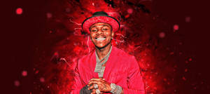 Dababy Red Aesthetic Costume Wallpaper