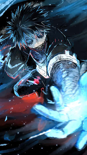 Dabi's Chilling Confrontation Wallpaper