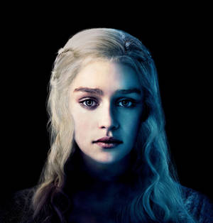 Daenerys Targaryen Face Portrait Art Wallpaper