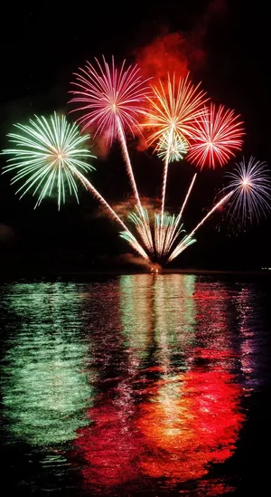 Dahlia Effect New Years Eve Wallpaper