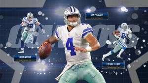 Dak Prescott Cowboys Art Wallpaper