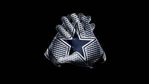 Dallas Cowboys Blue Star On Gloves Wallpaper