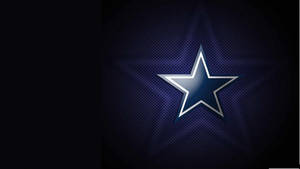 Dallas Cowboys Logo With Dark Background Wallpaper