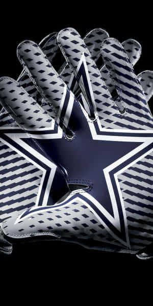 Dallas Cowboys Phone Catching Gloves Wallpaper