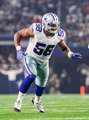 Dallas Cowboys Playerin Action Wallpaper