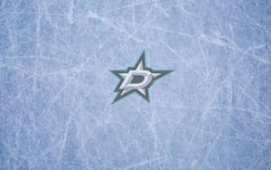 Dallas Stars Icy Blue Logo Wallpaper