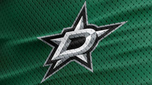 Dallas Stars Printed Logo On Jersey Wallpaper