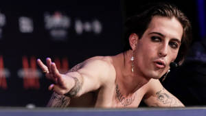 Damiano David On Four Wallpaper