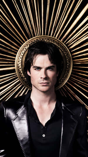 Damon In The Vampire Diaries Iphone Wallpaper