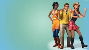 Dancing The Sims Wallpaper