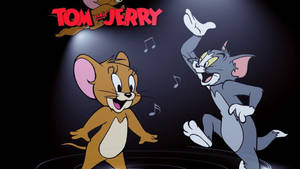 Dancing Tom And Jerry Cartoon Wallpaper