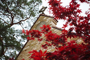 Danforth Chapel At University Of Kansas Wallpaper