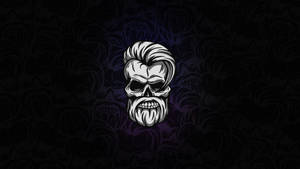 Danger Alert: Gangster Skeleton Stalking The Night Wallpaper