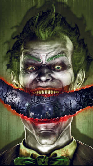 Dangerous Joker Arkham Asylum Art Wallpaper