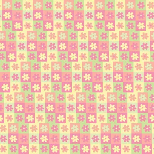 Danish Aesthetic Yellow Pink Flowers Wallpaper
