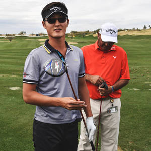 Danny Lee With His Caddie Wallpaper