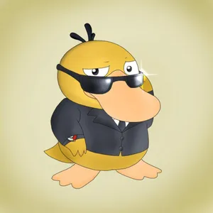 Dapper Pokemon Psyduck Wallpaper