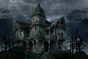 Dare To Visit The Haunted House This Halloween Wallpaper