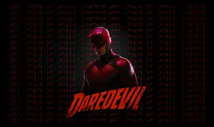 Daredevil In A Black And Red Cover Wallpaper