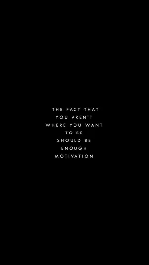 Dark Aesthetic Motivational Poster Wallpaper
