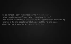 Dark Aesthetic Quotes Wallpaper