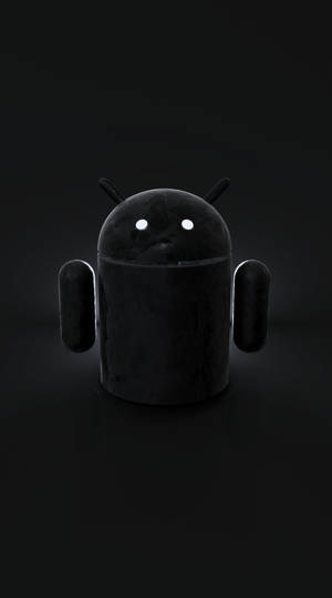 Dark Android 3d Logo Wallpaper