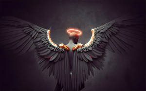 Dark Angel Wings Wallpaper