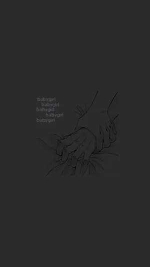 Dark Anime Aesthetic Gripping Hands Wallpaper