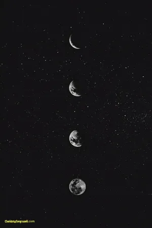 Dark Anime Aesthetic Moon Wallpaper