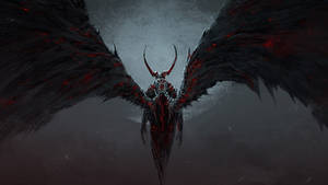 Dark Art Black Angel Wings Wallpaper