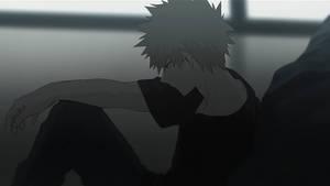 Dark Bakugo Brooding Wallpaper