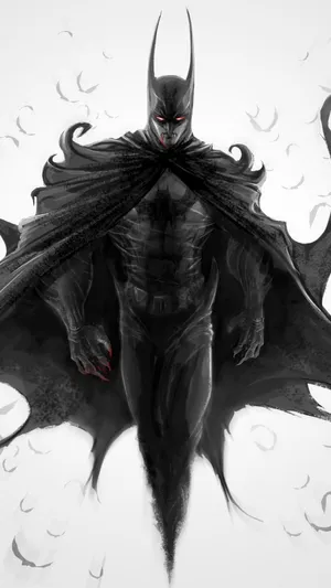 Dark Batman Iphone Fan Art Wallpaper