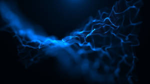 Dark Blue Background Aesthetic Smoke Wallpaper