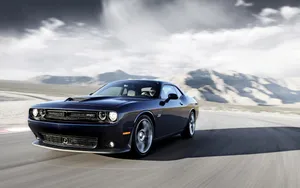 Dark Blue Dodge Hellcat Wallpaper