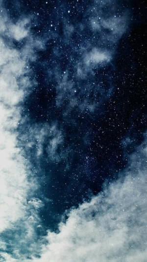 Dark Blue Iphone Screensaver Theme Wallpaper