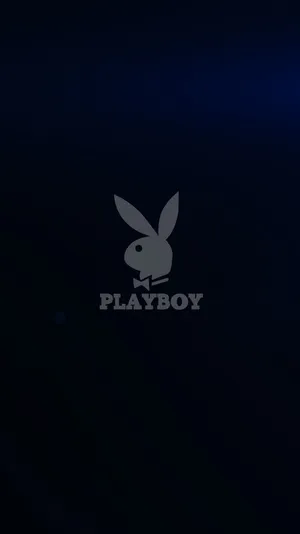Dark Blue Playboy Logo Wallpaper