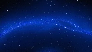 Dark Blue Star In The Night Sky Wallpaper