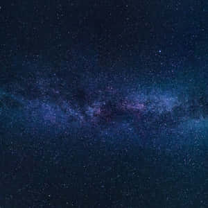 Dark Blue Star Sky At Night Wallpaper