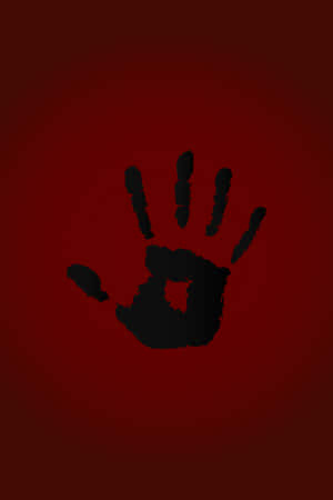 Dark Brotherhood Black Hand Print Wallpaper