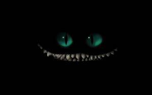 Dark Cheshire Cat Alice In Wonderland Wallpaper