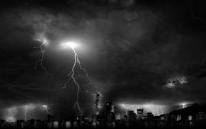 Dark City Thunder Wallpaper